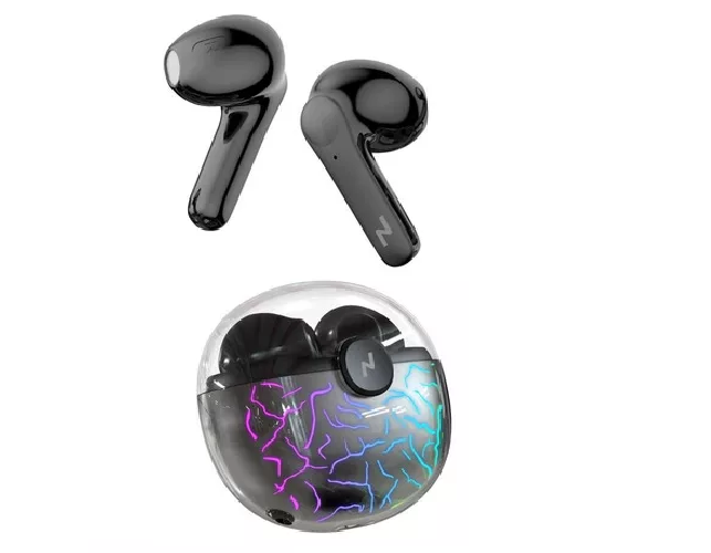 Auriculares Inalambricos In Ear Gamer Celular Rgb Noga Ngx5 Color Negro  Color De La Luz Rgb 