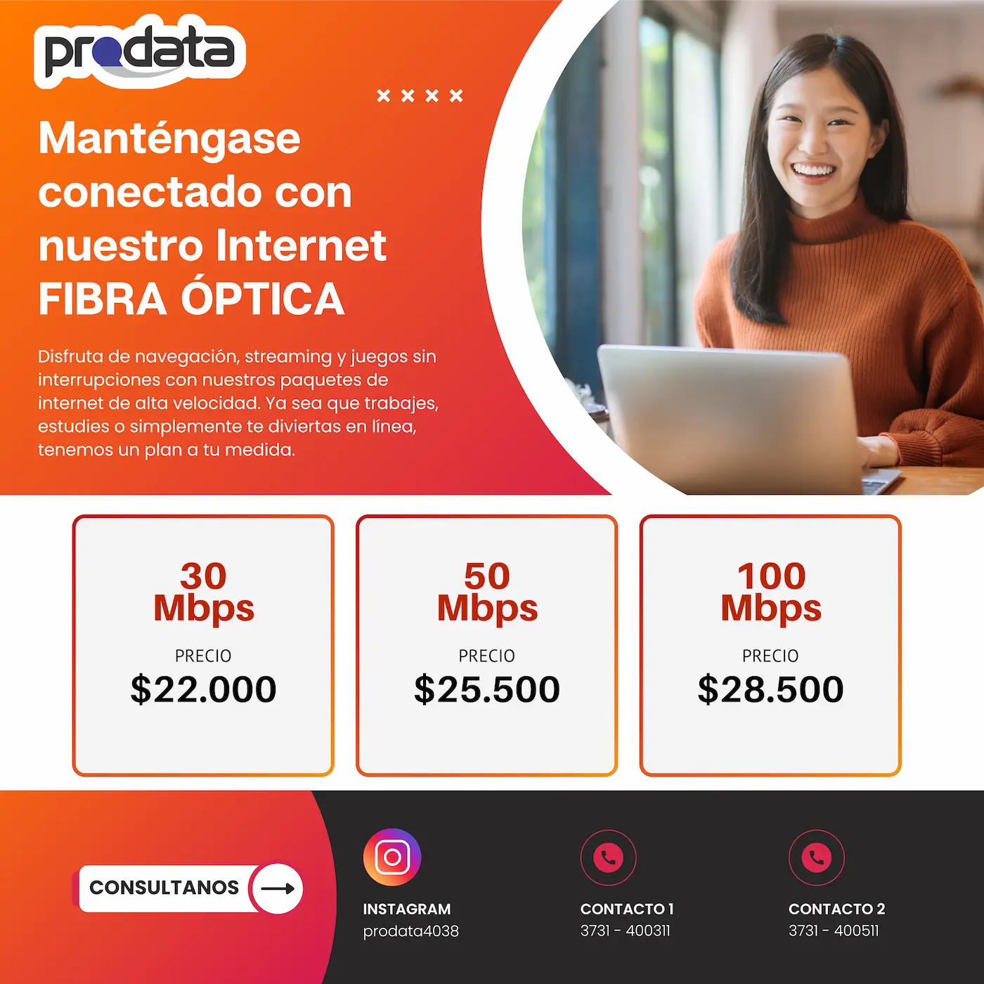 Servicio de internet fibra óptica y wireless en Charata, Las Breñas, Gancedo, Capdevila y zonas rurales de Chaco